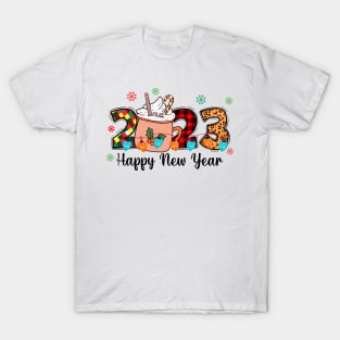 Happy New Year 2023 Sublimation T-Shirt